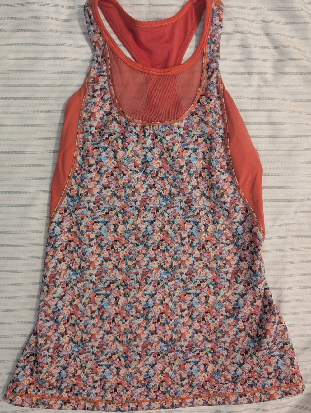 lululemon athletica Prism Petal Multi & Atomic Red Racerback Tank